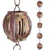 Picture of U-nitt pure Copper Rain Chain: slotted drum 8 - 1/2 ft #8563