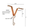 Picture of U-nitt Gutter Clip for Rain Chain Installation / Hanging,  Reinforced, #973CP, Copper Plated