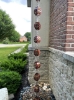 Picture of U-nitt pure Copper Rain Chain: clover cut drum 8 - 1/2 ft #8564