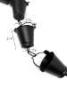 Picture of U-nitt Rain Chain: Bucket Cup Black 8 - 1/2 ft #8146BLK