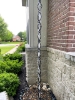 Picture of U-nitt 8-1/2 feet Black Aluminum Rain Chain: Diamond Link 8.5 ft length #6002BLK