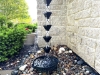 Picture of U-nitt Rain Chain for Roof Gutter Downspout, Water Catcher/Diverter,  square black 8 - 1/2 ft #5517BLK