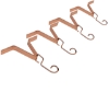 Picture of U-nitt Gutter Clip for Rain Chain Installation / Hanging,  Reinforced, #973CP-4PK, Copper Plated 4 Pack