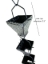 Picture of U-nitt Rain Chain Single Cup Extension #5517BLK: one cup with upper and lower links