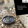 Picture of U-nitt Rain Chain: Antique Leaf, Light Up in the Dark, 8 - 1/2 ft #8565LAN
