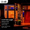 Picture of U-nitt Rain Chain: Rose Sprayed Butterfly, Light Up in the Dark, 8 - 1/2 ft #8567LRS