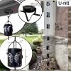 Picture of U-nitt Rain Chain: Rose Sprayed Butterfly, Light Up in the Dark, 8 - 1/2 ft #8567LRS
